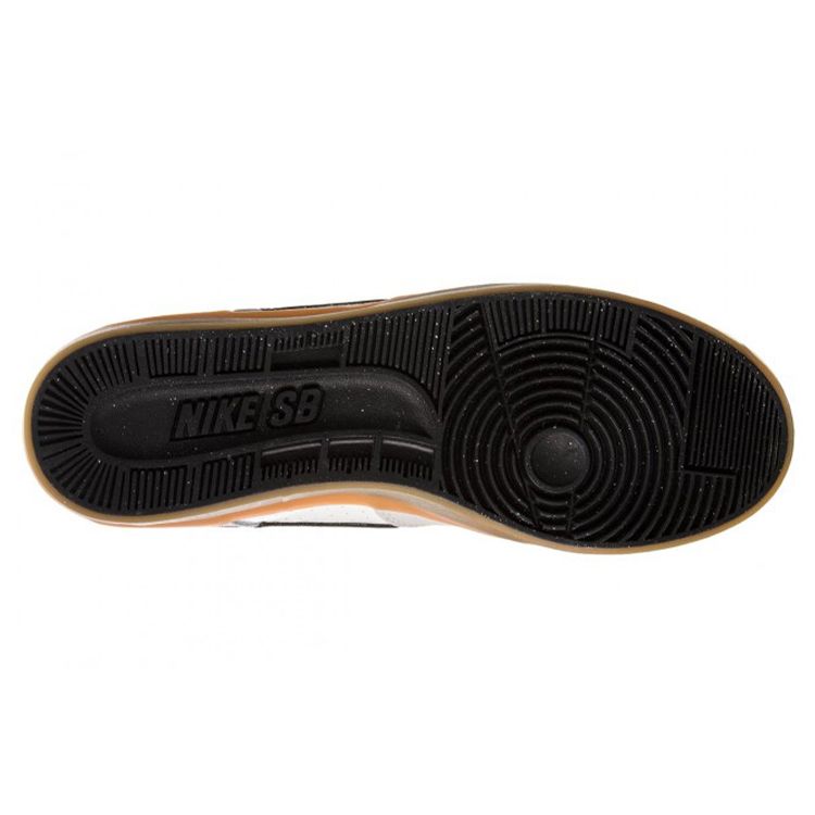 Nike Delta Force Vulc SB Summit White Sneakers Unisex Nero-Gomma-Marrone Chiaro 942237-101
