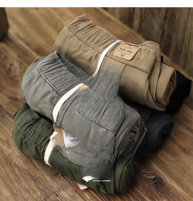 Herren Sommer Baumwolle Lose Bündchen Neun-Punkt Casual Sport Overall