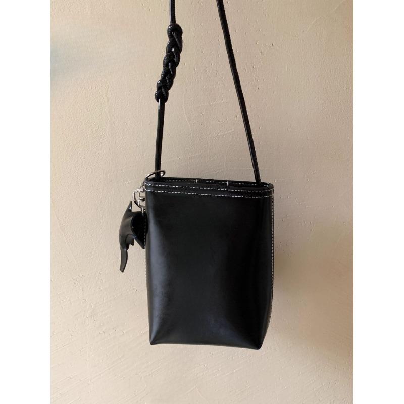 

Кожаная сумка для мобильного телефона Annie s Diary, женская осенне-зимняя кожаная сумка через плечо, маленькая 14*5*18 чёрный