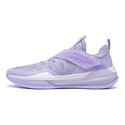 Li Ning Blade 3 Team Durable Breathable Low-Top Basketball Shoes Men Sneakers Light-Purple ABAS095-2
