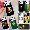 Capa de Celular com Bandeira da Guiné-Bissau Para iPhone 17 Air 14 15 13 12 Max Capa Para Apple 14 15 16 16e 11 Pro Max Plus