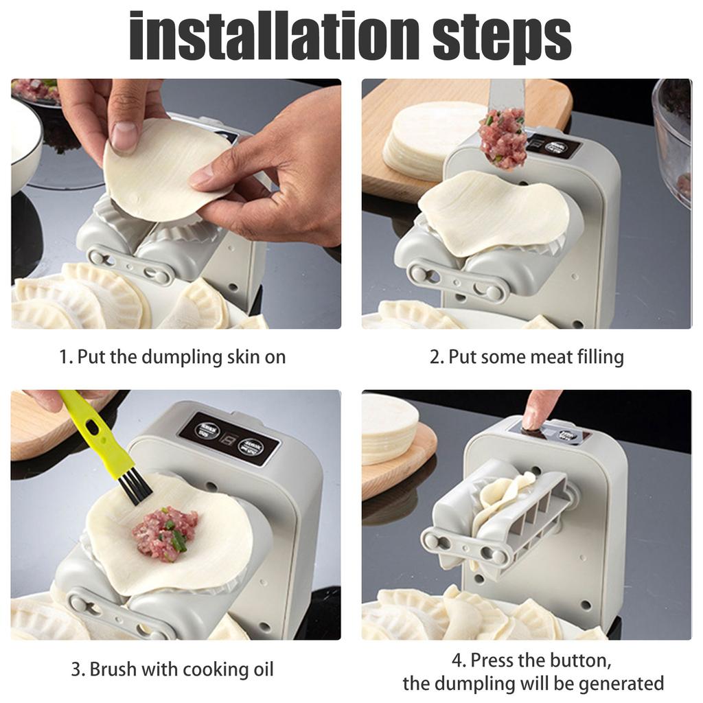 Automatic Electric Dumpling Maker Machine Dumpling Mould Pressing Dumpling Skin Manual Tool Baking Pastry Kitchen Accessories