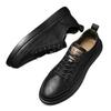 Summer new business dress British casual sports board shoes black leather shoes