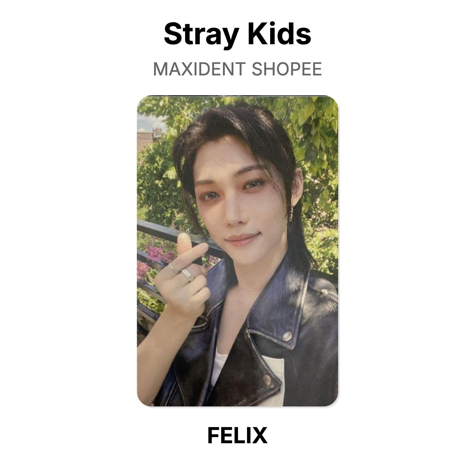 Stray Kids MAXIDENT SHOPEE Official Photocard FELIX