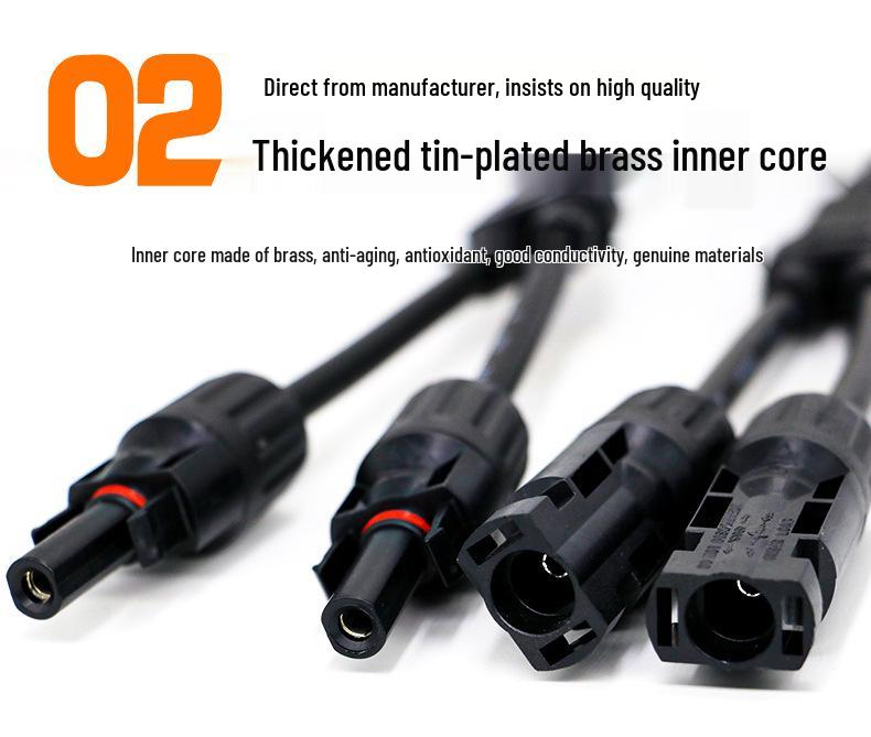 MC4Y Waterproof Solar Panel 4/5-Way Connector Plug