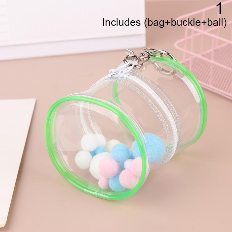 Geantă pentru păpuși de pluș Pvc, din bumbac transparent, husă de afișare transparentă, carcasă de depozitare transparentă pentru păpuși de desene animate anime