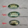 4pcs Aluminium Logo Land Rover Emblem Car Front Sticker Rear Trunk Fender Badge For Land Rover Freelander Discovery Defender XS7