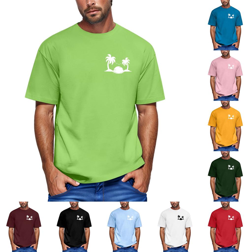 Pánské módní tričko, Streetové ležérní oblečení s krátkým rukávem