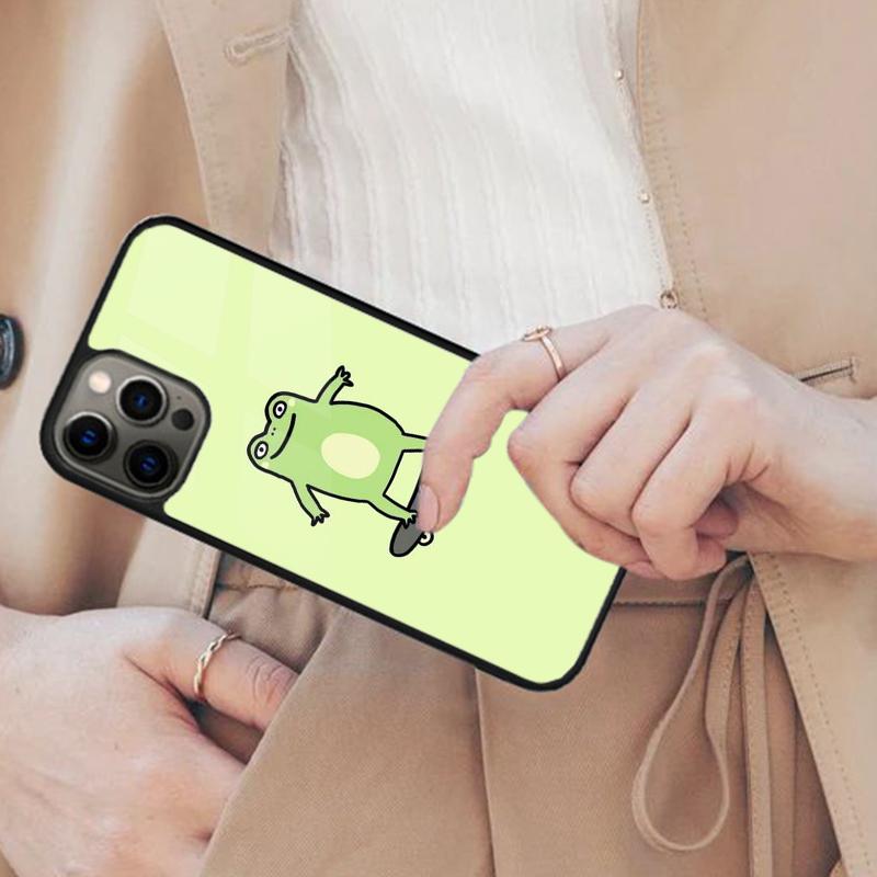 Frog Skateboard Cute Kawaii Magnetic Phone Case For APPLE iPhone 17 Air 16 14 13 12 Pro Max 15 Plus Wireless MagSafe Cover