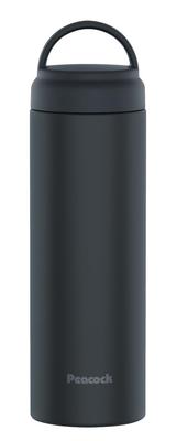 Peacock Water Bottle Stainless Steel Bottle Screw Mug Bottle 480ml Charcoal Gray HCH The-peacock (With Handle) Thermal/Cold AKZ-48