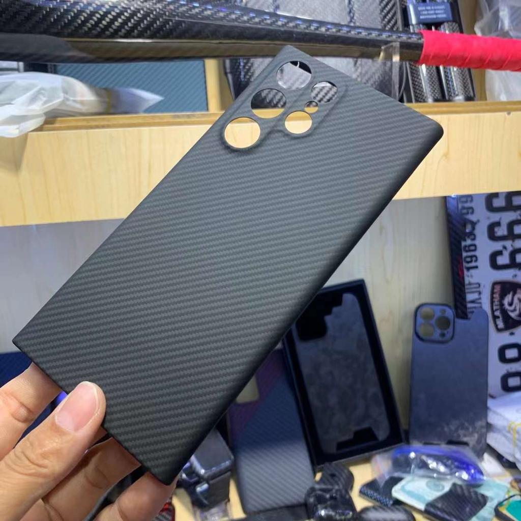 Custodia in vera fibra di carbonio per Samsung Galaxy S22 S23 Ultra Z Fold 4 Z fold 5 /iphone 14 13 12 11 Pro Max X XR XS Max Amirad Cover protettiva per telefono in fibra