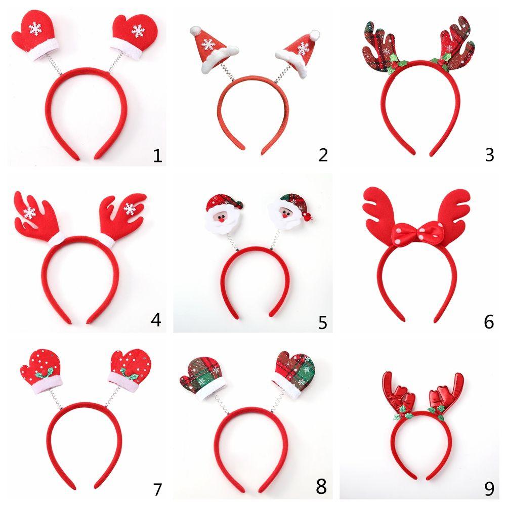 Elk Antlers Ornaments Antlers Hair Accessories Xmas Hairband Christmas Decorations Reindeer Headwear Christmas Headbands