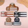 Vintage Wooden Wifi Password Sign Board Erasable Wifi Info Display Plate With Pen For Cafe Home Hotel Wall Decoration