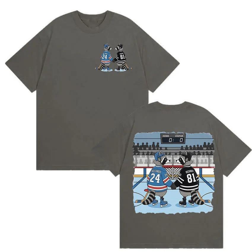 Heated Rivalry Fans Gift T Shirts Hollander 24 Ilya Rozanov 81 Graphic Tshirt Mens Womens Luxury Cotton Oversized Tshirt