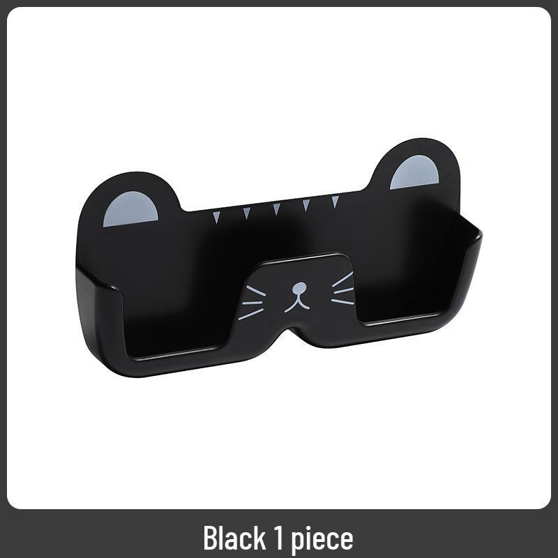 Cartoon Wall-Mounted Glasses Holder - Bedside or Bathroom Sunglasses and Myopia Storage Rack