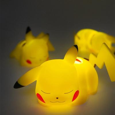 Pokemon Pikachu postava Noční světlo Anime Roztomilá noční lampa pro děti do ložnice Ozdoby Dětské svítící hračky Vánoční dárek