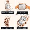 OLEVS Quartz Simple and Rose Gold White Women's Watch, Elegant, Luminous,