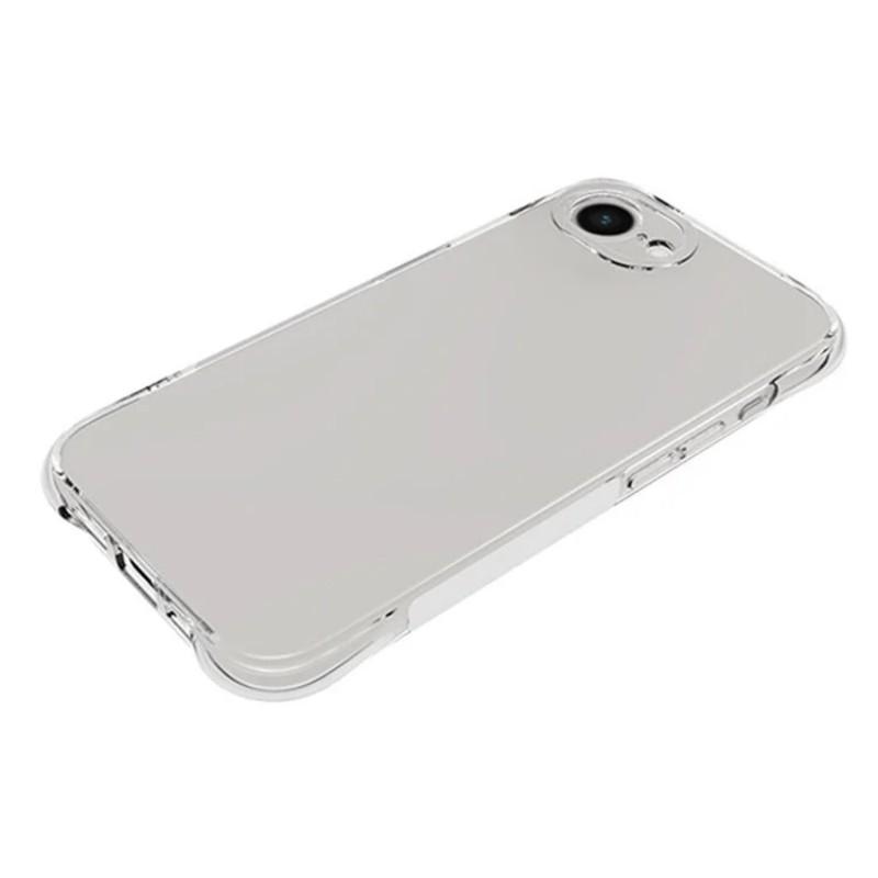 

For iPhone 16e Clear TPU Case WANLONFENG TM Series 2.0mm Phone Back Cover Transparent