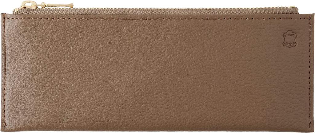 OSL Leather Flat Pen Taupe [Slip-On] Case, OSL-1802, Slip-On,