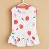Cute Print Skirt for Small Dogs Sweet Cats Dogs Dress Summer Spring Small Dogs Traction Rings Comfortable Dogs Skirt