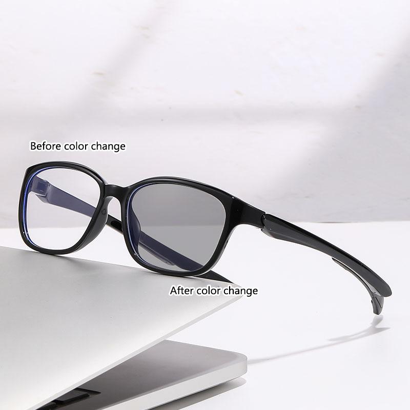 Progressive Multifocal Reading Glasses Photochromic (Light-Adaptive) Tr Frame +1.00 To +4.00 Diopters Unisex 81299