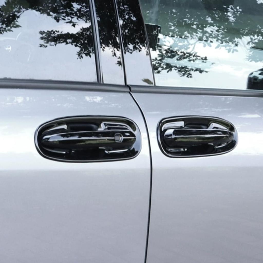 Car Accessories Fit for Toyota Sienna 2021 2022 2023 2024 2025 Exterior Door Handle Protector Cover Trims (Glossy Black) ABS 4 PCS