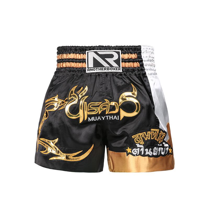 Muay Thai Sanda Boxing Fighting Training Competition Children s Shorts MMA Mixed Martial Arts Competition Shorts XS