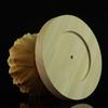Round Buddha Statue Base, Made of Cypress Wood, High-Quality Wood Carving, Lotus-Shaped Pedestal [Woodcarving Buddhist Altar Accessories], Wooden Pede