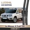 For Nissan X-Trail T31 2008-2013 2009 2010 2011 2012 Wiper Front Wiper Blades Windshield Windscreen Window Brush 24"+16"