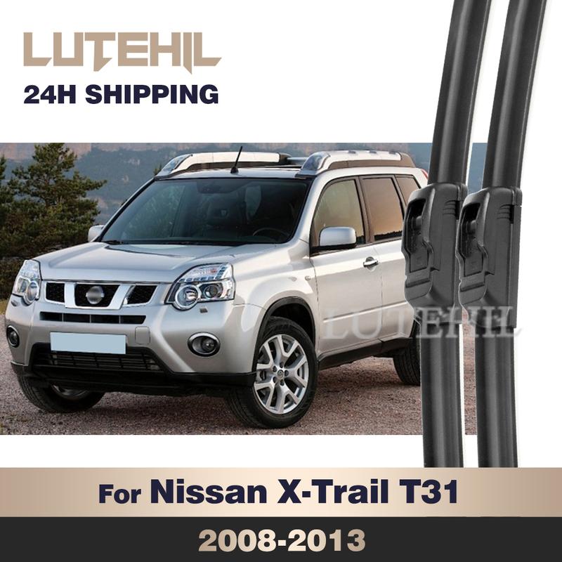 For Nissan X-Trail T31 2008-2013 2009 2010 2011 2012 Wiper Front Wiper Blades Windshield Windscreen Window Brush 24 +16 2PCS