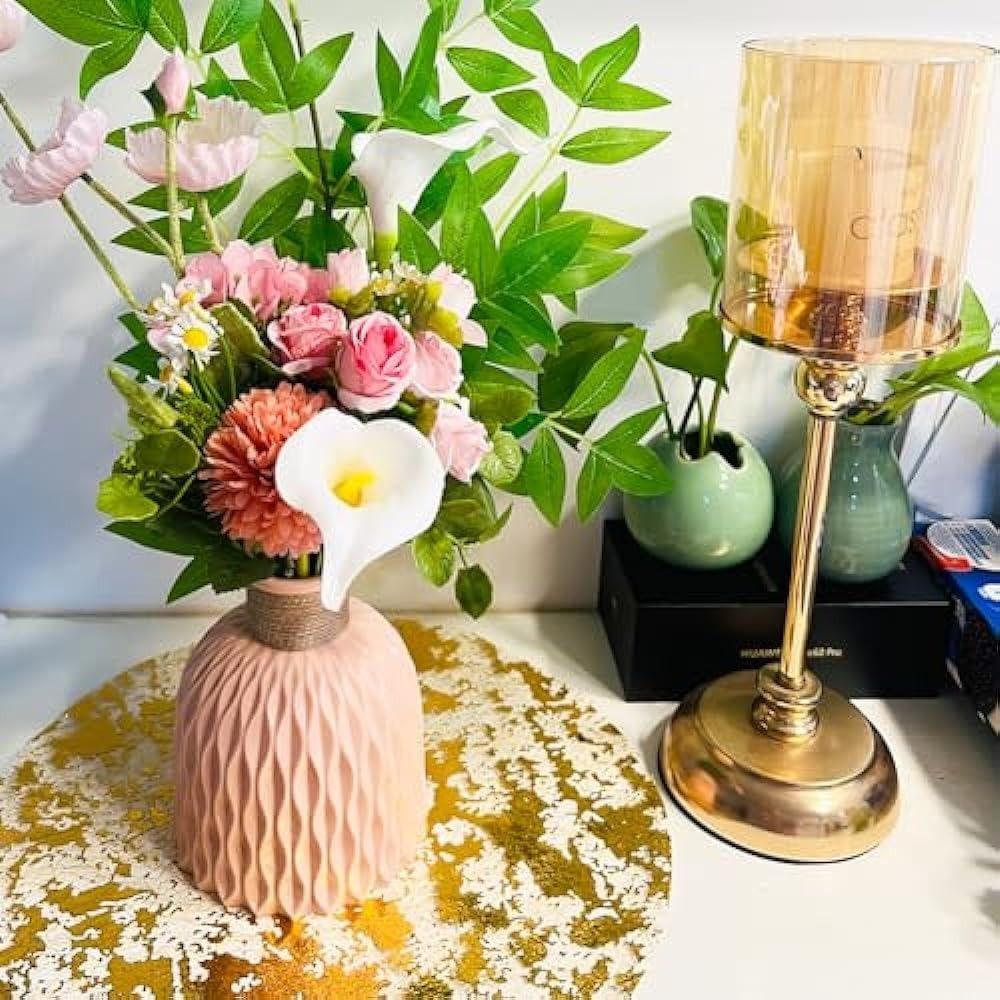 10pcs Disposable Gold Placemats Metallic Glitter Foil Mesh Table Mats  Christmas