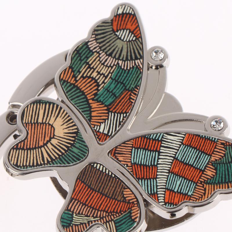 Portable Foldable Fashion Butterfly Purse Bag Table Hook Holder For Student Handbag Hanger For Home Decoration Desk Hook