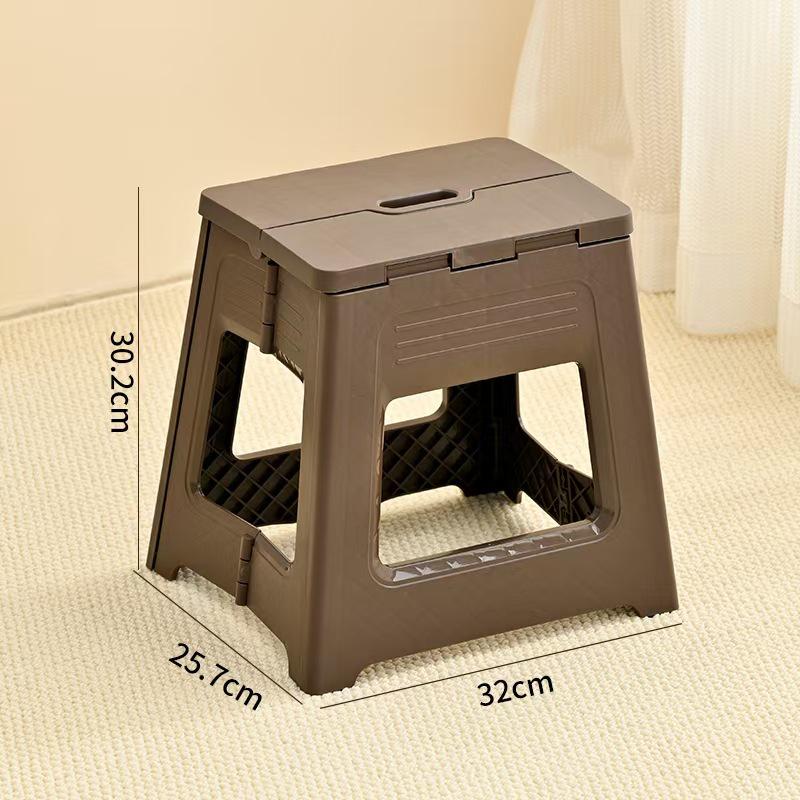 Adjustable Telescopic Folding Portable Plastic Stool for Outdoor Travel, Fishing, and Household Use