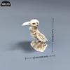 3pcs Skull Crow Miniature Model Halloween Resin Statue Dollhouse Home/Garden Scene Ornament Photography Prop Horror Atmosphere
