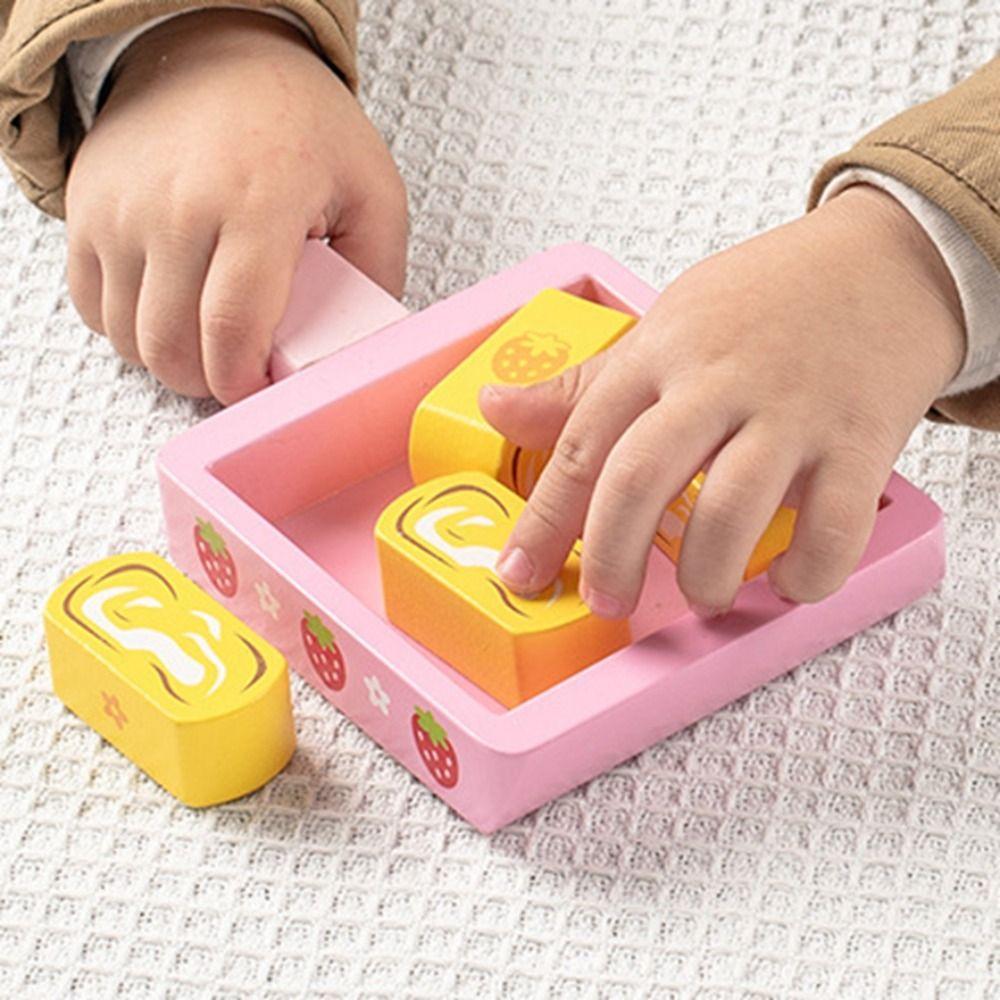 

Strawberry Design Pretend Play Kitchen Food Toys Cooking Role Play Toys House Play style B