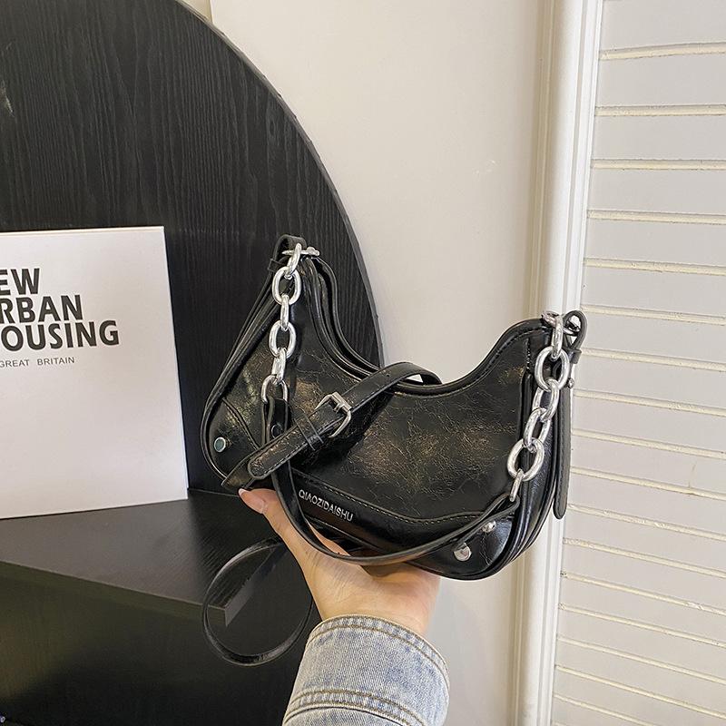 Bag Women's 2025 Summer New One Shoulder Underarm Bag Niche Design Chain Bag Fashion One Shoulder Crossbody Bag