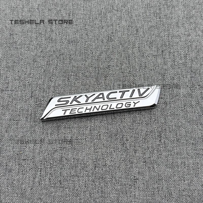 Car Trunk Sticker Aluminium Emblem Trim For MAZDA SKYACTIV CX5 CX30 CX60 CX90 SKYACTIVG CX-4 MX5 MAZDA3 MAZDA5 6 Accessories pbhsg