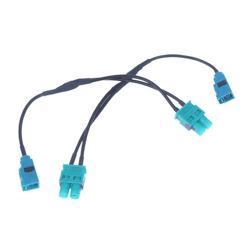 1/2pcs Fakra Radio Antenna Adapter RNS RCD 510 310 315 210 Fit For Car 2-to-1 Radio Antenna Connector