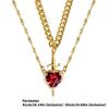 Elegant Heart Dagger Designs Necklace Charming Heart Dagger Necklace with Crystal Highlights for Special Occasions