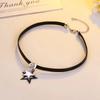 Pentagram collarbone chain female Korean simple choker hipster necklace Mori short neck chain neck jewelry accessories