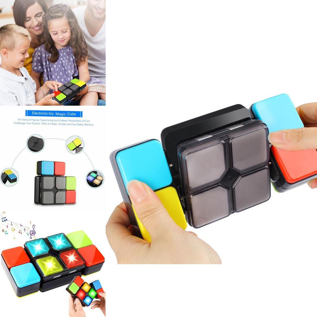 Colorful Musical Magic Cube Interactive Game Machine For Family Fun And Stress Relief