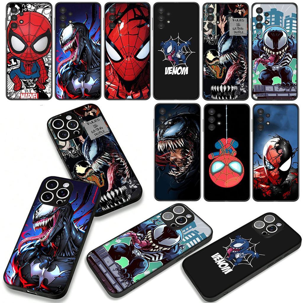 for Samsung Galaxy A55 A54 A25 A36 A17 A26 A35 A33 A34 A14 A37 S8 S9 S20 S21 FE S10 Plus Case SpiderMan Venom Spider Marvel Man