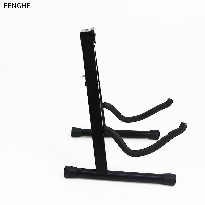 Dual-use A-frame Folding Guitar Stand & Seat for Electric Guitar
