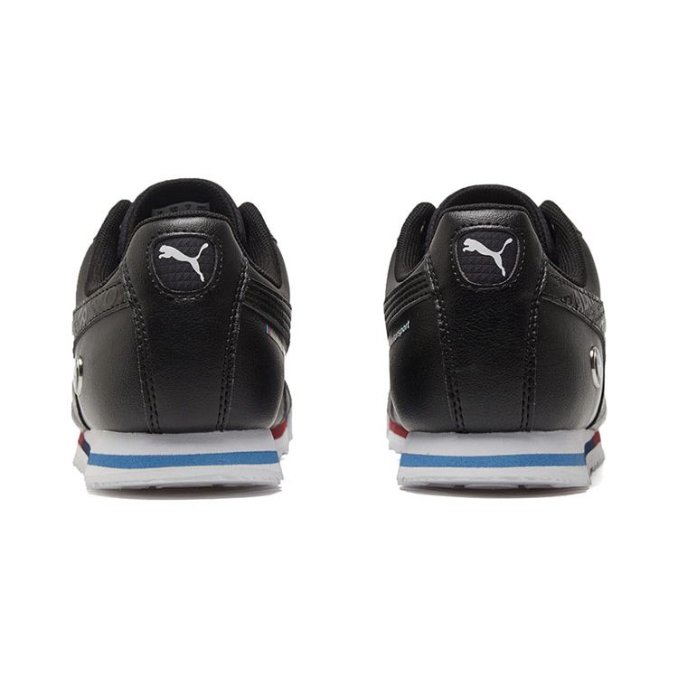 Puma Bmw Mms Roma Durable Low-Top Training Shoes Unisex Sneakers Black White 306638-01