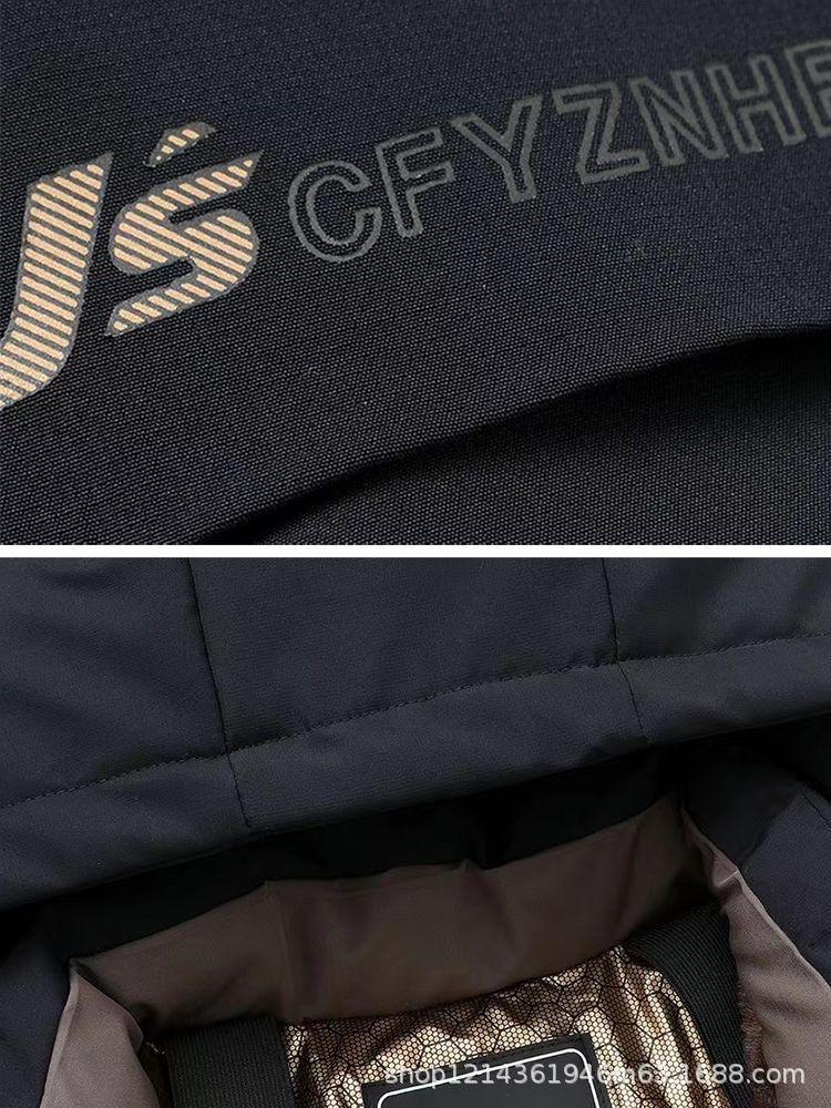 Men's Winter Parka: Mid-aged & Elderly Dad's Thick, Windproof, Medium-Length Cotton Jacket with Plus Velvet Lining