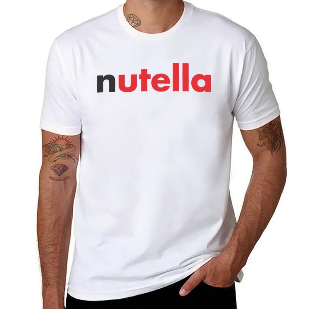Nutella T-Shirt Man T Shirt Cotton High Quality Man T Shirts for Men Casual Man T Shirt Cotton T-Shirt