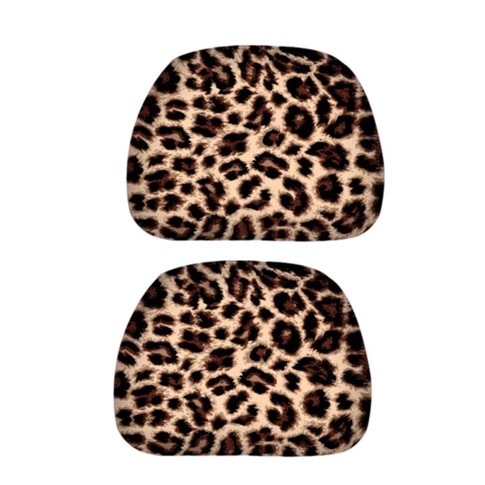 

2Pcs Cartoon Car Headrest Covers Exaggerated Car Seat Headcover Car Pillowcase Gift for Car Lover style 2