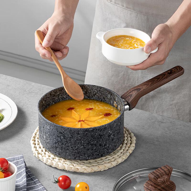 COOKER KING 16cm Maifan Stone Non-Stick Milk Pot