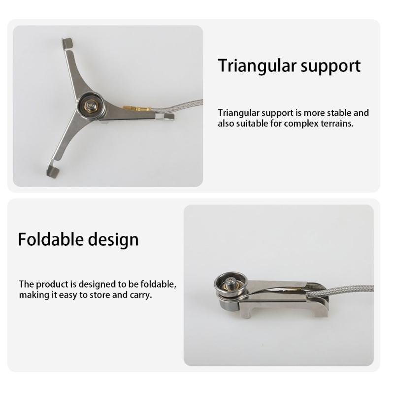 Camp Stove Converter, Gas Bottle Convert Long Cylinders Gas Tanks Conversion Head Adapter for Outdoor Cooking Picnics