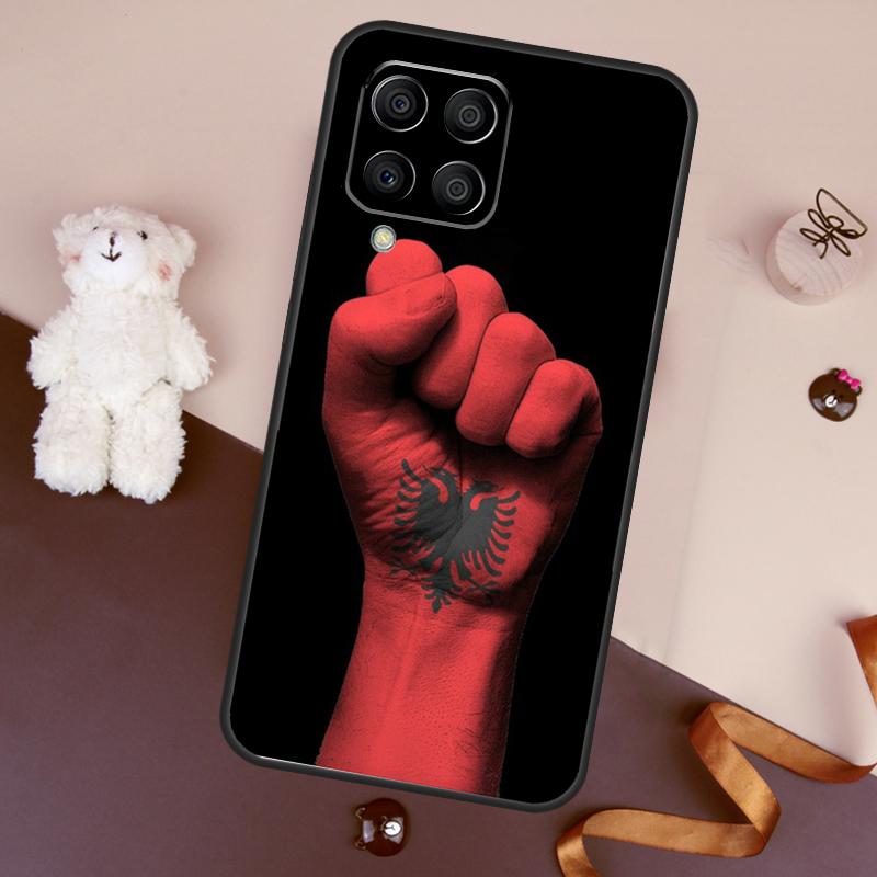 Albanian Flag Case For Samsung Galaxy M06 M53 M13 M31 M11 M35 M55 M15 M56 M36 M16 M12 M32 M52 M14 M34 M54
